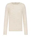 Dior Long-sleeved Sweater In Neutral