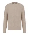 Dior Long-sleeved Sweater In Nude