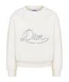 Dior Long-sleeved Sweatshirt In White