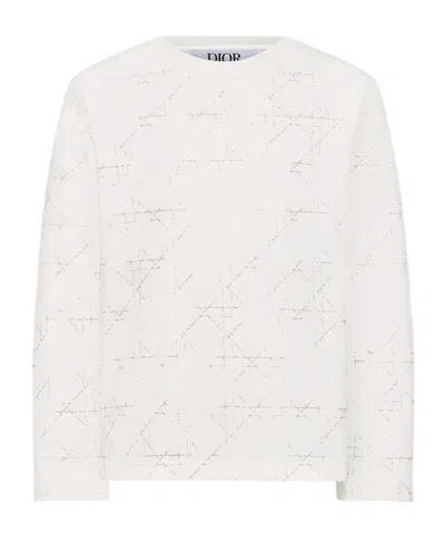 Dior Long-sleeved T-shirt In White