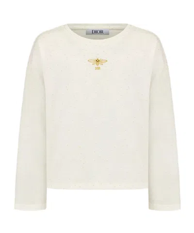 Dior Long-sleeved T-shirt In White