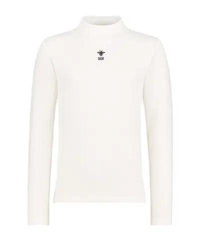 Dior Long-sleeved T-shirt In White