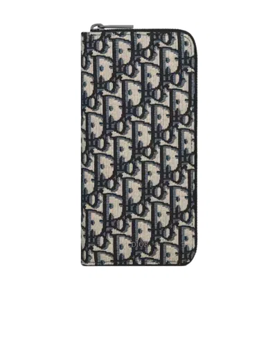 Dior Long Zipper Purse In Black | ModeSens