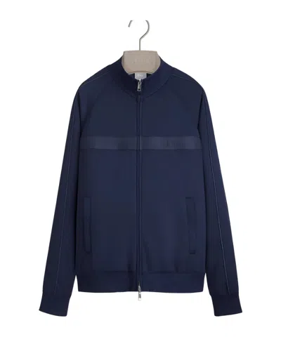 Dior Long-sleeved Casual Jacket In Blue