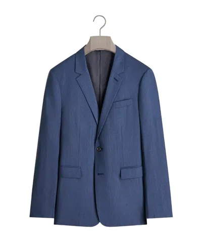 Dior Long-sleeved Suit Jacket Set In Blue