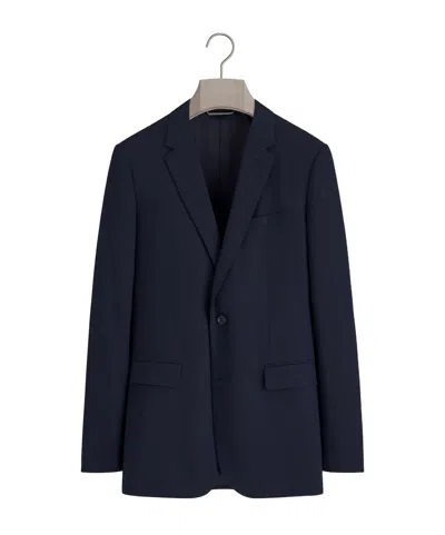 Dior Long-sleeved Suit Jacket Set In Blue