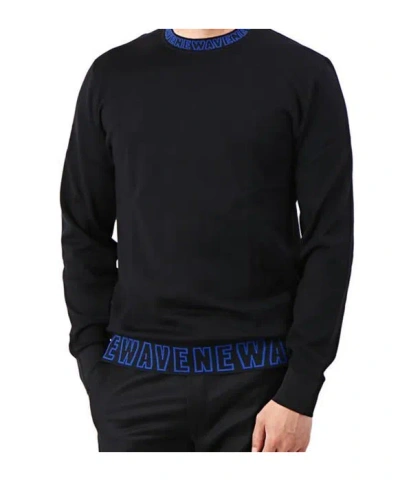 Dior Long-sleeved Sweater In Black