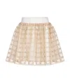 Dior Loose And Tight Skirt In White