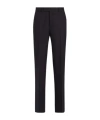 Dior Trousers With Back Pockets And Front Crease In Black