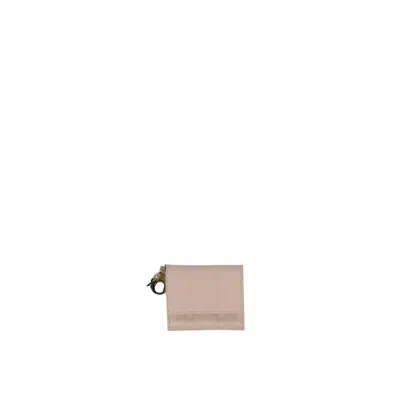 Dior Lotus Double-color Leather Wallet Men In Neutral