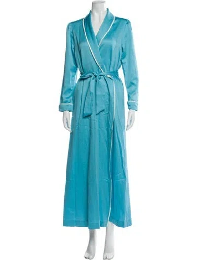 Pre-owned Dior Loungewear Robe In Blue