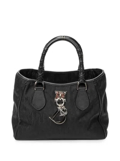Dior Lovely Trotter Tote Bag In Black