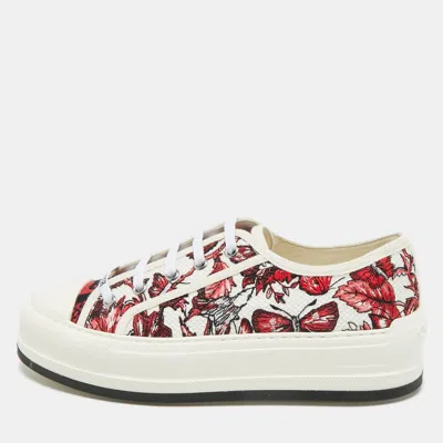 Pre-owned Dior Low Top Sneakers Size 39 In Multi