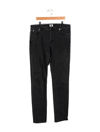 Pre-owned Dior Low-rise Skinny Leg Jeans In Black