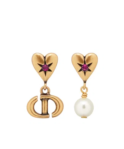 Dior Lucky Charms Earrings In Yellow