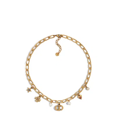 Dior Lucky Charms Necklace In Yellow
