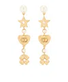 Dior Lucky  Earrings In Gold