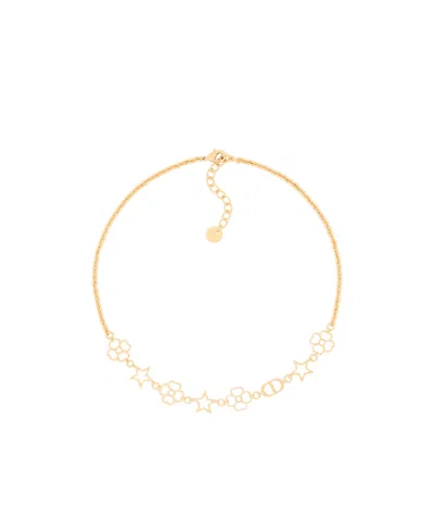 Dior Lucky Lace Necklace In Gold