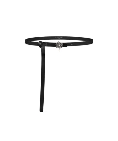 Dior Lumière De Rose Belt In Black