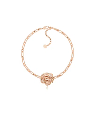 Dior Lumière De Rose Necklace In Gold