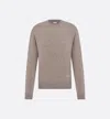 Dior Mens Knit Top Soft Texture In Brown
