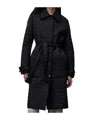 Dior Macrocannage Belted Coat In Black