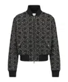 Dior Macrocannage Bomber Jacket In Black