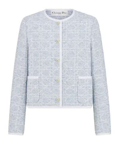 Dior Macrocannage Jacket In White