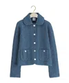Dior Macrocannage Regular-fit Jacket In Blue
