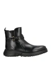 Dior Round Toe Pull Tab Rubber Sole Boots In Black