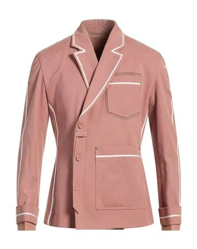 Dior Man Blazer Antique Rose Size 38 Cotton In Pink