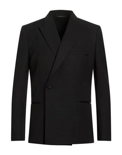Dior Man Blazer Black Size 40 Virgin Wool, Mohair Wool, Polyester