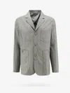 Dior Single-breasted Casual Jacket In Gray