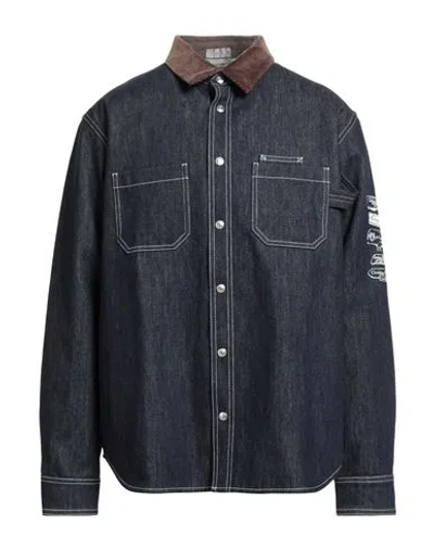 Dior Man Denim Shirt Blue Size 16 Cotton