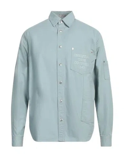 Dior Man Denim Shirt Light Blue Size 15 ¾ Polyester