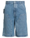 Dior Man Denim Shorts Blue Size 36 Cotton In Blue