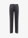 Dior Men Flared Virgin Wool And Silk Trouser In Gray