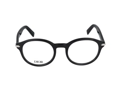 Dior Man Eyeglasses In Black