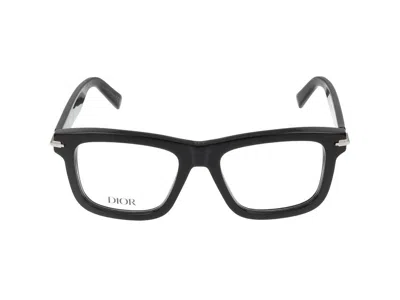Dior Man Eyeglasses In Black