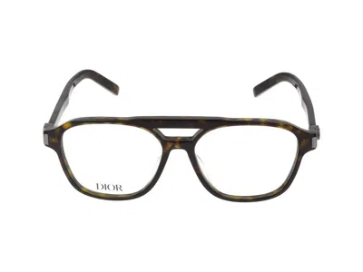 Dior Man Eyeglasses In Brown