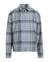 Dior Man Jacket Grey Size 40 Wool In Blue