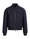 Dior Man Jacket Navy Size 38 Polyester, Wool, Polyurethane In Navy