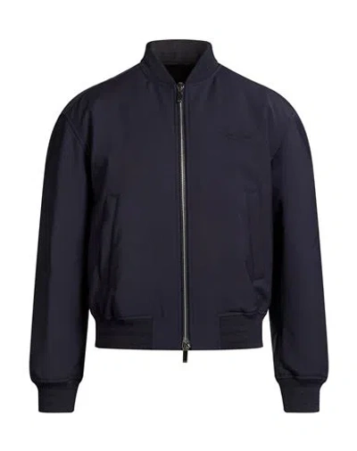 Dior Man Jacket Navy Size 38 Polyester, Wool, Polyurethane