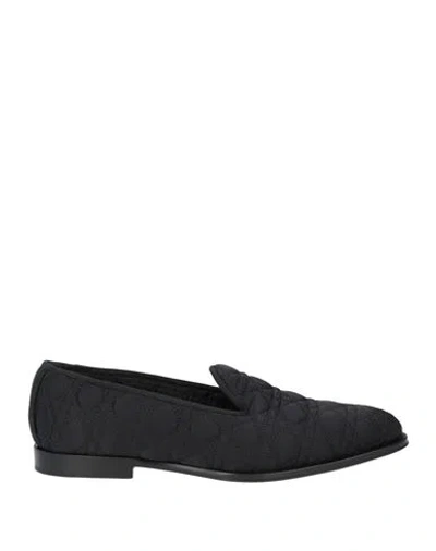 Dior Man Loafers Black Size 10 Polyamide