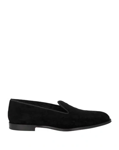 Dior Man Loafers Black Size 6 Textile Fibers