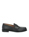 Dior Man Loafers Black Size 8 Calfskin In Black