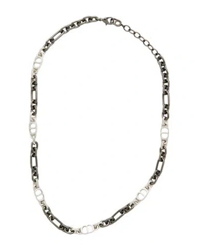 Dior Man Necklace Black Size - Brass