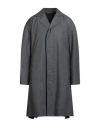 Dior Man Overcoat & Trench Coat Grey Size 38 Cotton, Silk In Gray