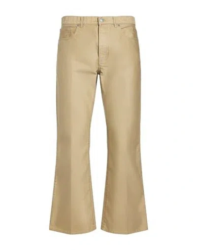 Dior Man Pants Beige Size 32 Cotton In Neutral