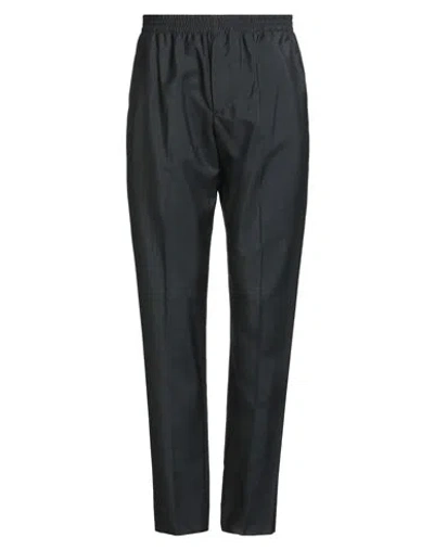 Dior Man Pants Charcoal Size 30 Virgin Wool, Mohair Wool In Black